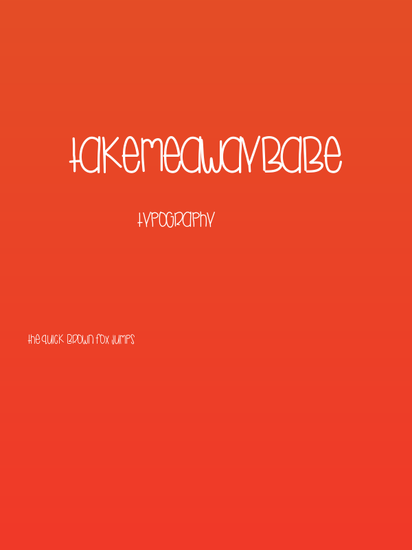 TakeMeAwayBabe Poster