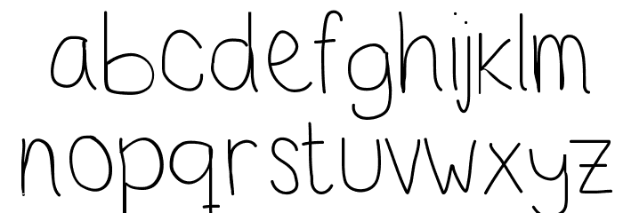 TakeMeOut Font LOWERCASE