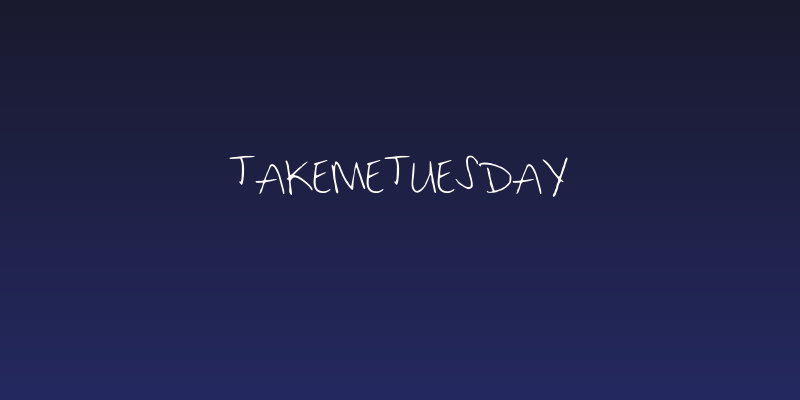 TakeMeTuesday Social Header