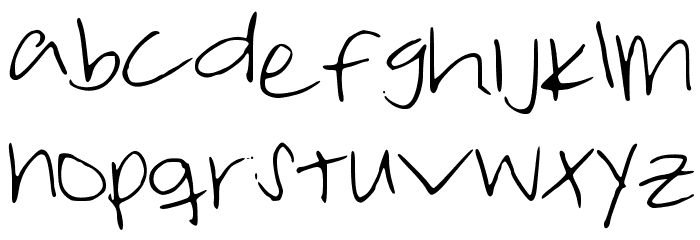 TakeMeTuesday Font LOWERCASE