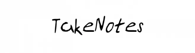 TakeNotes  Fuentes Gratis Descargar