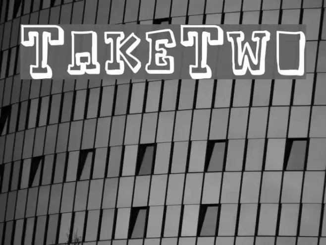 TakeTwo Font examples