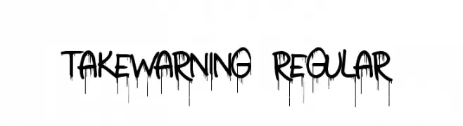 TakeWarning-Regular  تنزيل الخطوط