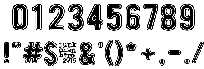 TakeYourClothesOffWhenYouDance Font OTHER CHARS