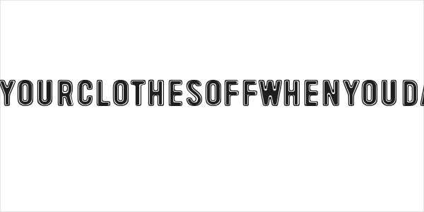 TakeYourClothesOffWhenYouDance Logo