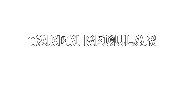 Taken Regular Logo