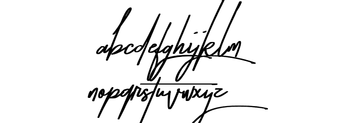 Taken by Vultures Alternates De Font LOWERCASE