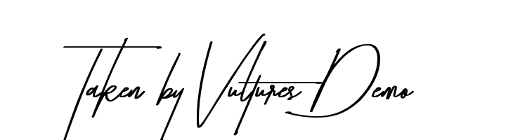 Taken by Vultures Demo  font caratteri gratis
