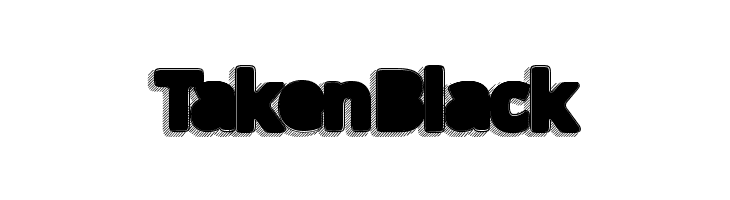 TakenBlack Font