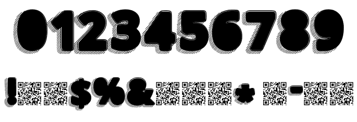 TakenBlack Font OTHER CHARS