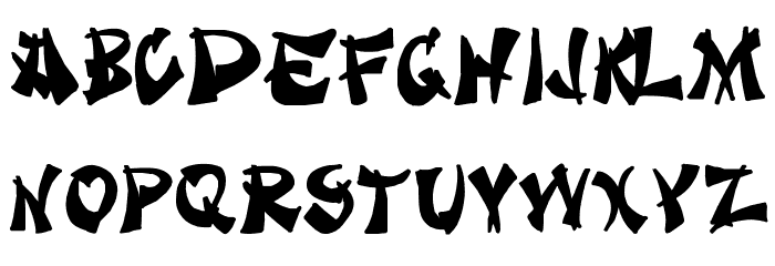 Takeout Font LOWERCASE