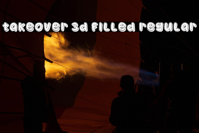 Takeover 3D Filled Regular Example 2