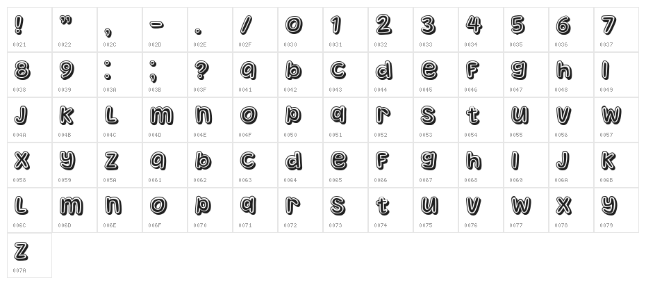 Takeover College Comic Regular Character Map