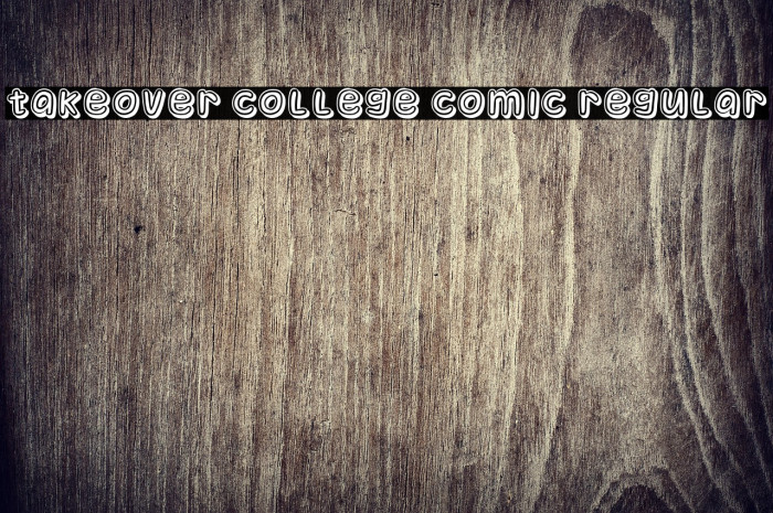 Takeover College Comic Regular Example 2