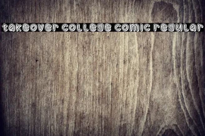 Takeover College Comic Regular Example 2