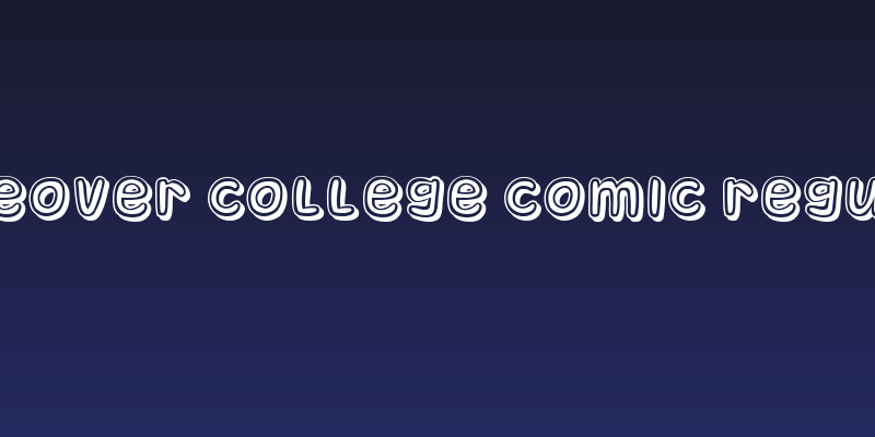 Takeover College Comic Regular Social Header