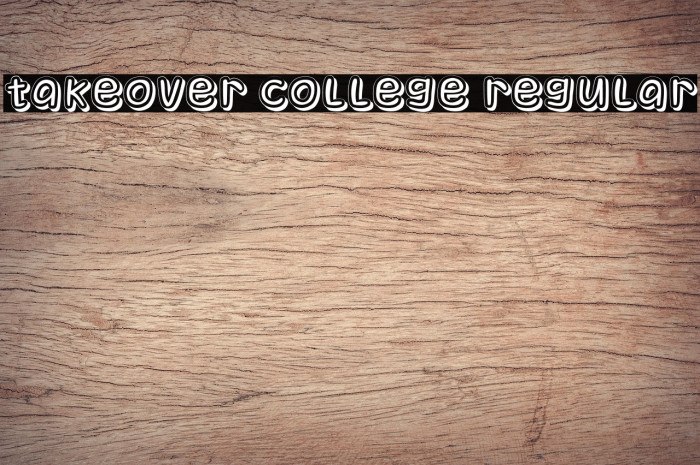Takeover College Regular Example 1