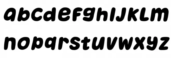 Takeover Italic フォント 大文字