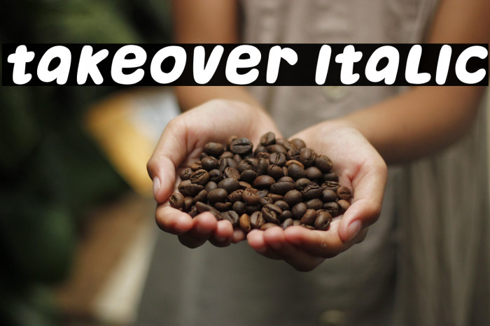 Takeover Italic Example 2