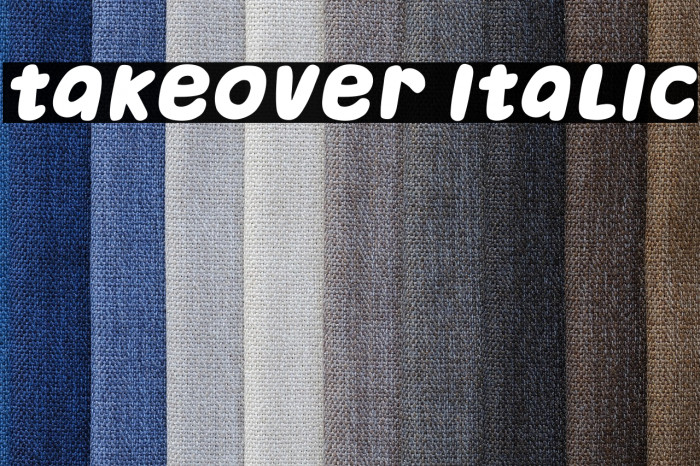 Takeover Italic Example 3