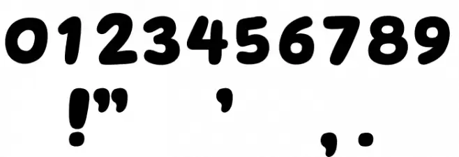 Takeover Regular Font OTHER CHARS