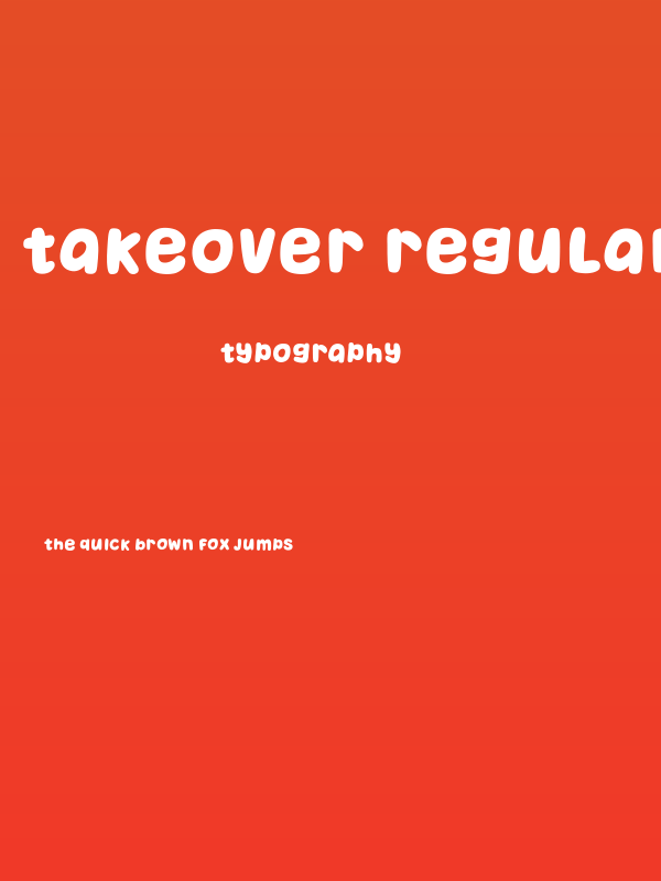 Takeover Regular Poster