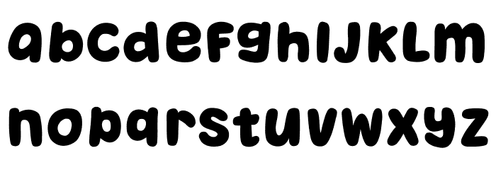 Takeover Regular Font LOWERCASE