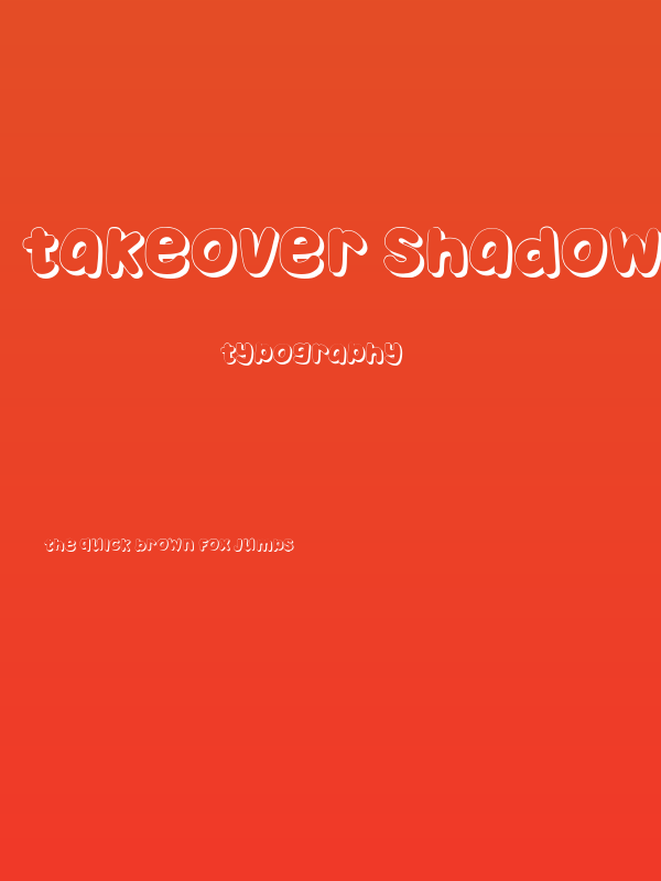 Takeover Shadow Regular Poster