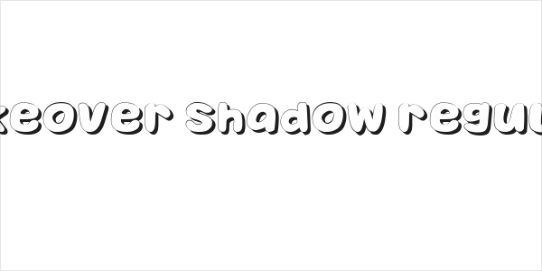 Takeover Shadow Regular Logo