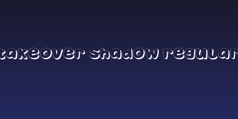 Takeover Shadow Regular Social Header