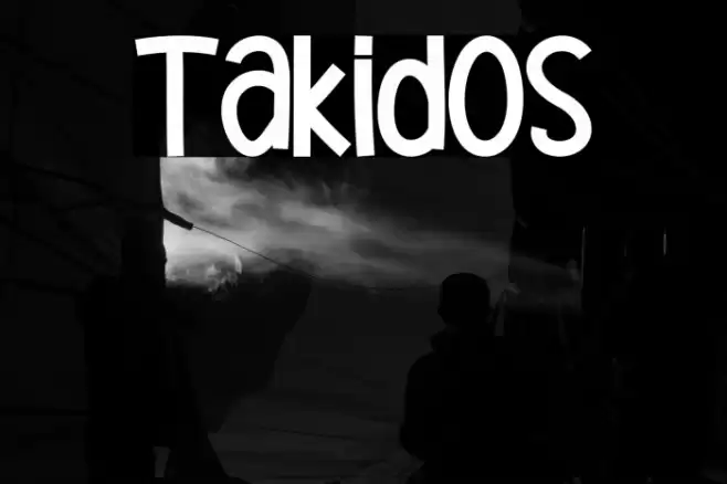 Takidos Font examples