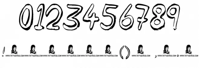 Taking Notice Font OTHER CHARS