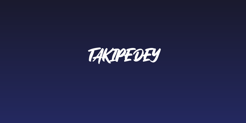 Takipedey Social Header