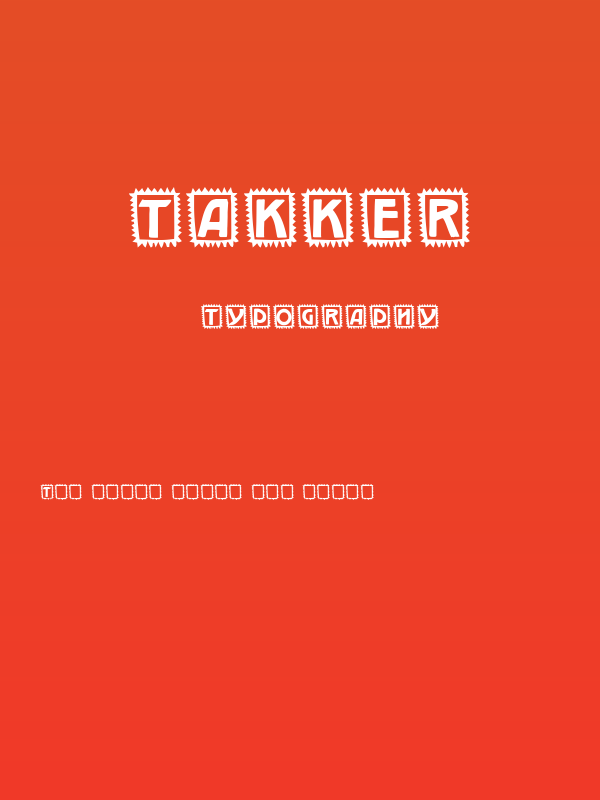 Takker Poster