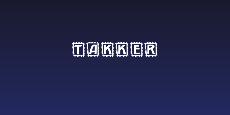 Takker Social Header
