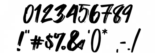 Takota Font OTHER CHARS