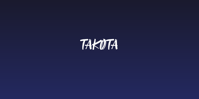 Takota Social Header
