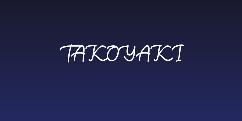 Takoyaki Social Header