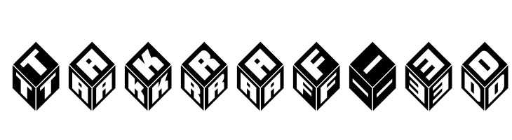 Takraf-3d Font