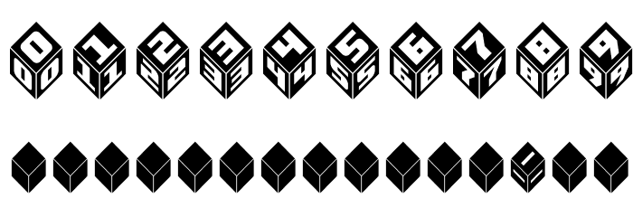 Takraf-3d Font OTHER CHARS