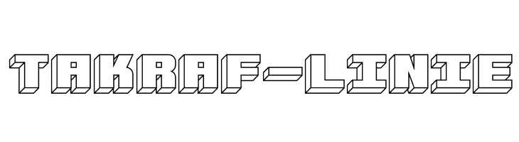 Takraf-Linie  免费字体下载