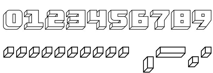Takraf-Linie Font OTHER CHARS