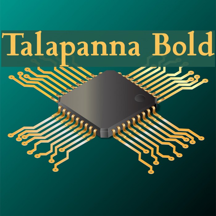 Talapanna Bold Font examples