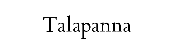 Talapanna Font