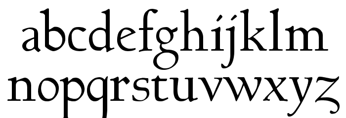 Talapanna Font LOWERCASE