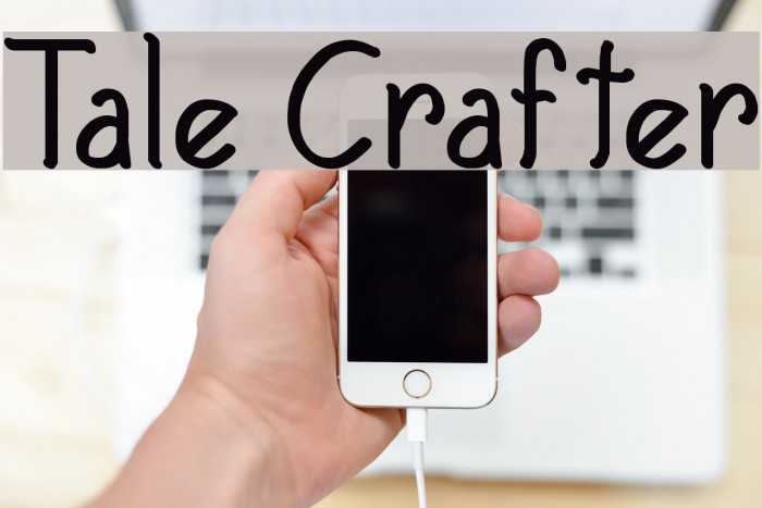 Tale Crafter Schriftart examples
