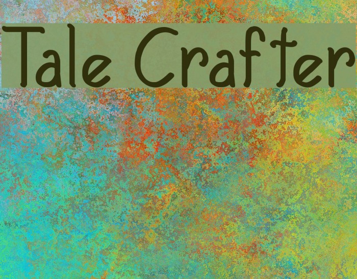 Tale Crafter Schriftart examples