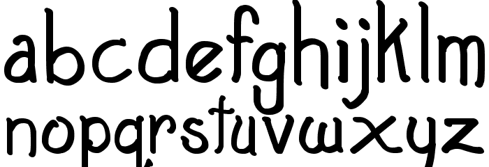 Tale Crafter Schriftart Kleinbuchstaben