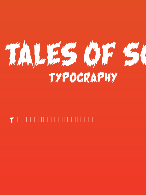 Tales of Scare Black Poster