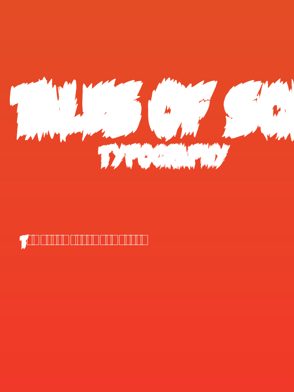 Tales of Scare FX Under Poster